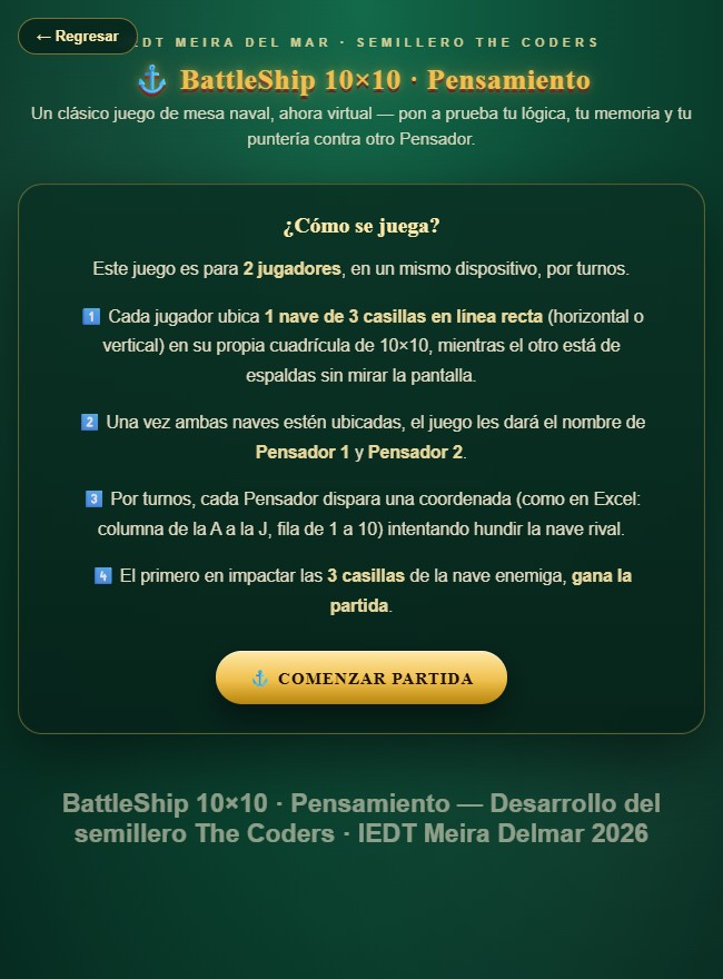 Captura de los juegos del semillero 2