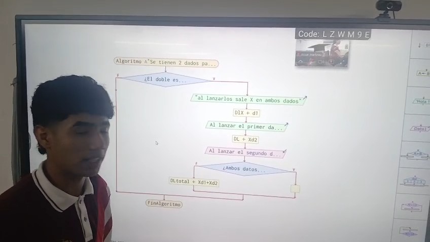 Fotograma de una actividad del semillero 2