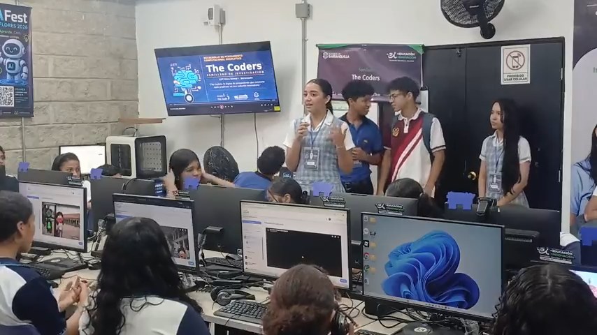 Fotograma de una actividad del semillero 3